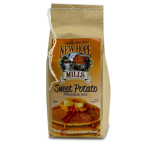 24 oz. 5 New Hope Mills Flavored Pancake Mix- Two Bags- Your Choice of Different Varieties (Sweet Potato)