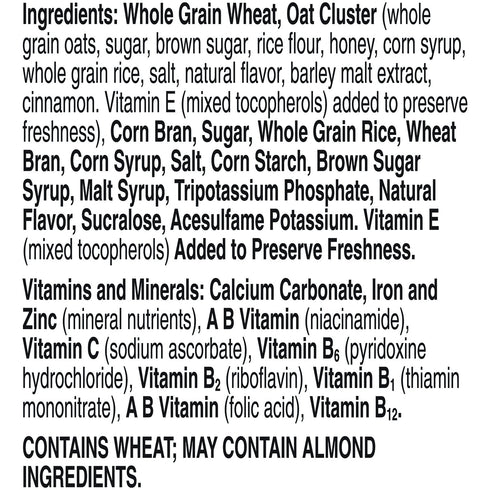 General Mills 13.2 oz Cereals Fiber One Cereal, Strawberries and Vanilla Clusters