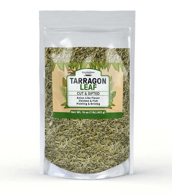 Unpretentious Tarragon Leaf, 1 lb, Cut & Sifted, Salads & Soups, Pickling