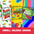 Fruit Roll-Ups Pack, 15 oz (30 Count) Sour Fruit Flavored Snacks, Blue Razzberry & Berry Punch Flavors, Variety