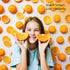 2.5 OZ (71g) 100% Premium Dried Orange Slices Dehydrated Oranges - Natural Gluten Free Fruit Snacks Made in US Dry