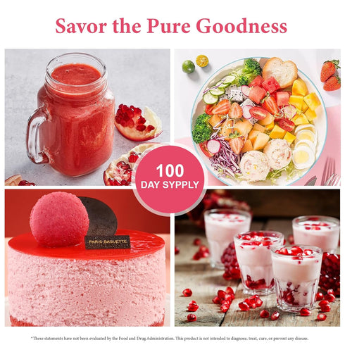 VELOTO 1 lb Organic Pomegranate Juice Powder, Pure Pomegranate -Fruit Freeze Dried Powder, Natural Vitamin C Vegan