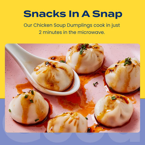 Frozen 6 Feel Good Foods Chicken Soup Dumplings - Gluten Free Appetizers, Ounce