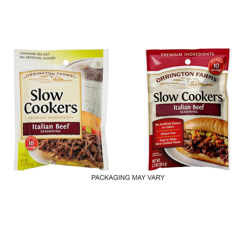 2.1 (Pack 12) Orrington Farms Beef Slow Cooker Mix, Italian, Ounce