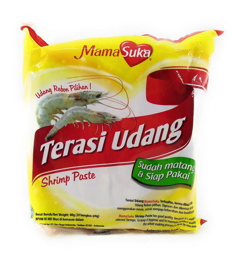 Unknown Mama Suka Terasi Udang - Shrimp Paste (single use type), 80 Gram