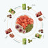 Green focus Packs 6 (1.1oz/30g+ 6.5oz/184g) Greenfocus Freeze Dried Mixed Fruit - Large Bags Each) - Crunchy