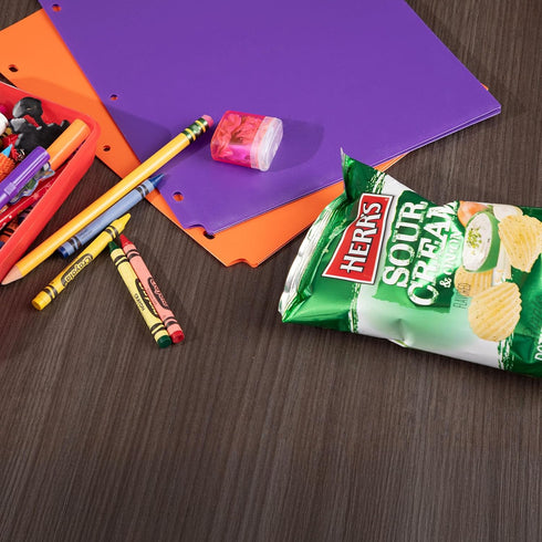 1.5oz (Pack 24 Herr's Sour Cream and Onion Potato Chips of bags)