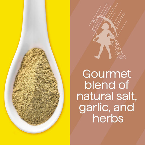4.4oz Morton Gourmet Flavored Salt Roasted Garlic & Herb