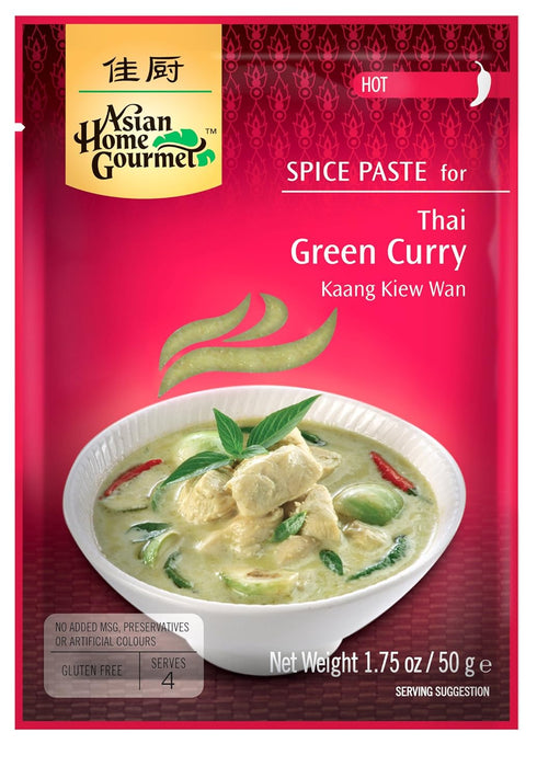 Asian Home Gourmet : Thai Green Curry 1.75 oz (Pack of 12)