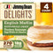 Jimmy Dean Delights Turkey Sausage, Egg White and Cheese English Muffin Breakfast Sandwiches, 4