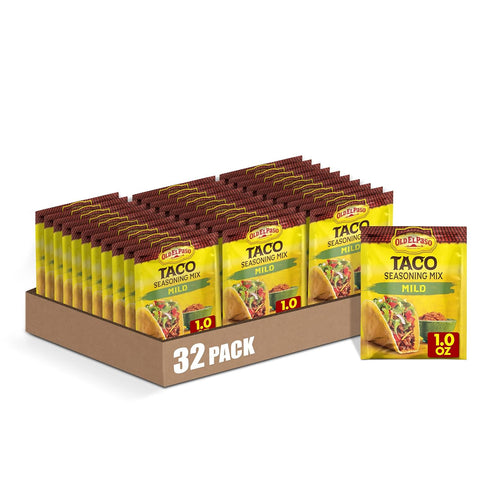 Old El Paso Mild Taco Seasoning Mix, Gluten Free, 1 oz (Pack