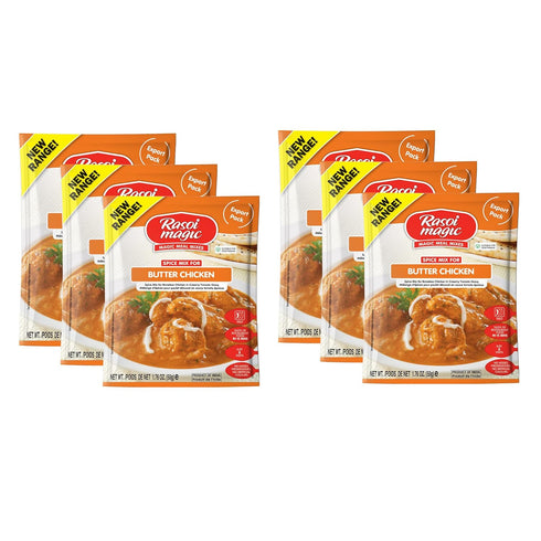 Rasoi Magic Spice Mix for Butter Chicken (Pack of 6) | Ready