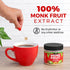 100% (90X 25% (3oz, 1700 Monk Fruit Extract Sweeter Than Sugar) Monk Fruit Sweetener No Erythritol, Sugar Substitute