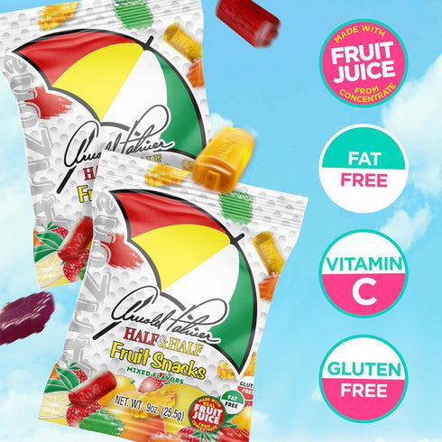 10 10ct 0.9oz 100 0.9oz Gummy AriZona Fruit Snacks, Arnold Palmer - Boxes of Bags (Total ct. Bags) - Gluten Free