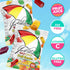 10 10ct 0.9oz 100 0.9oz Gummy AriZona Fruit Snacks, Arnold Palmer - Boxes of Bags (Total ct. Bags) - Gluten Free