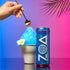 160 12 oz 12 Pack ZOA Sugar Free Energy Drink with Electrolytes, Blue Raspberry Shave Ice, Vitamin C, B Vitamins +