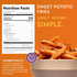 15 oz., Strong Roots Oven Baked Sweet Potato Fries, Vegan & Gluten Free, Low in Sugar, Salt & Saturated Fat, No Trans