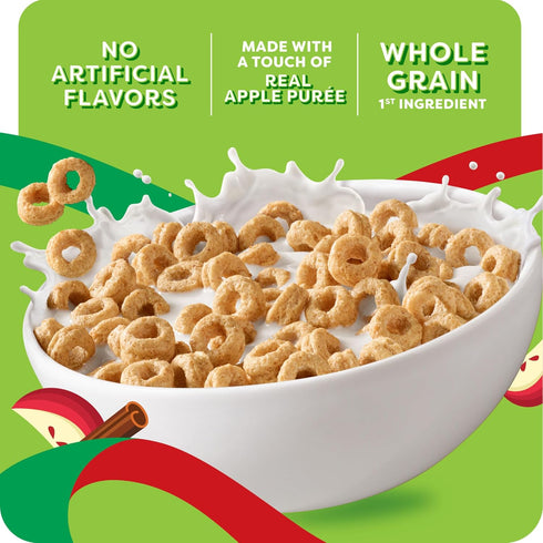 12.7oz (1 Kashi Breakfast Cereal, Whole Grain, Fiber Cereal, Apple Cinnamon Loops, Box Box)