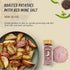 4oz The Salted Roots - Red Wine Salt - Bold & Smoky Seasoning - Infused with Red Wine, Peppercorn, Garlic & Lemon