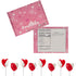 Lollipops Red Heart Shaped Strawberry N' Cream Flavored, 12 Individually Wrapped Lollipops