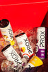 20g 200mg 90 12 Pack PROX Hybrid Energy Drink with Protein, Zero Sugar, Natural Caffeine, Calories, (Mixed Berry)