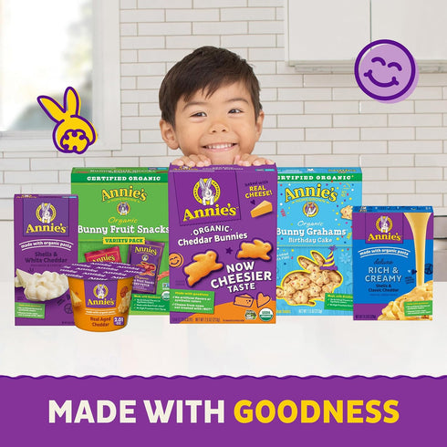 Annie's Macaroni and Cheese Dinner, Classic Mild Cheddar, 4ct, 24 oz.