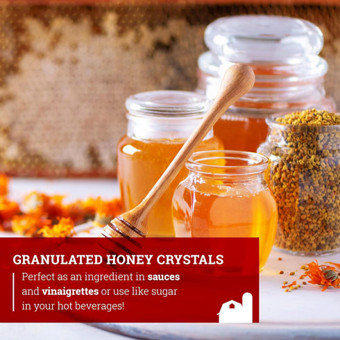 1.5LB (Pack 1) Hoosier Hill Farm Granulated Honey Crystals