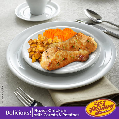 Kosher for Passover Gluten Free Meals, Roast Chicken with Potato & Carrots (2 Pack) MRE Meat Ready to Eat, Prepared Entree Fully Cooked, Shelf Stable Food Microwave Dinner - Traveler Backpacker