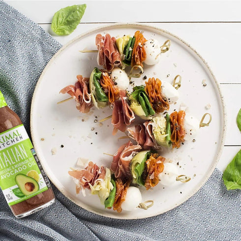 Whole30 8 Primal Kitchen Italian Vinaigrette & Marinade Salad Dressing made with Avocado Oil, Approved, Certified