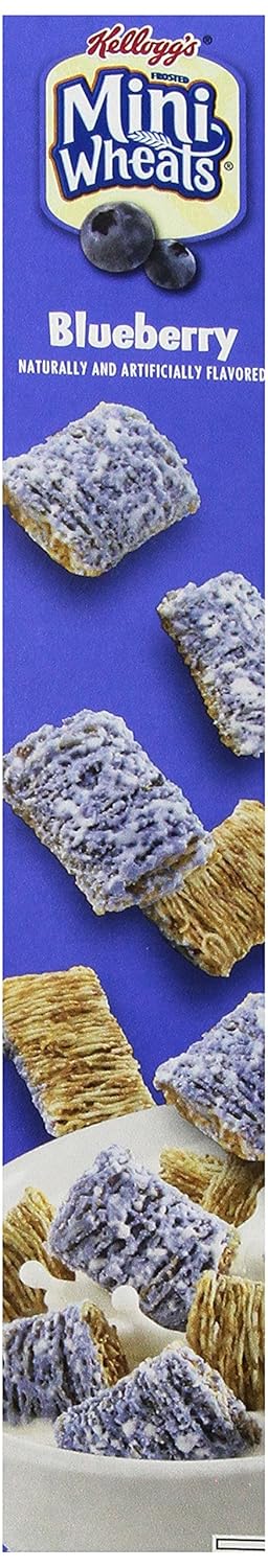 15.5-ounce (Pack 4) Kellogg's Frosted Mini Wheats Bite Size Blueberry Muffin