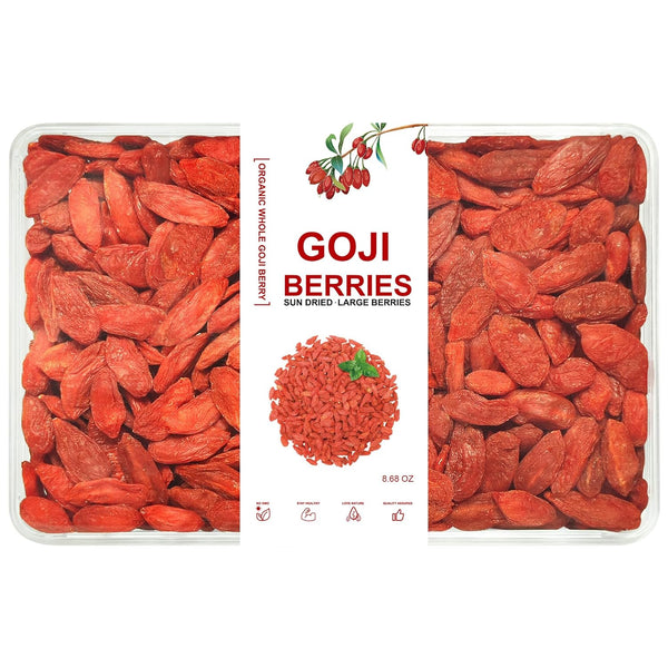 Goji Berries Superfoods Organic Goji Berries.Extra Large Dried Berries Vitamin A, Antioxidants,
