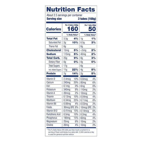 Stonyfield Organic 2 oz., 8 Kids Reduced Fat Yogurt Tubes, Strawberry, Ct