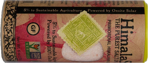 6-Ounce (Pack 6) HimalaSalt Primordial Himalayan Sea Salt, Fine Grain Shaker