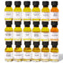 Set, Pack 18 Thoughtfully Gourmet, Olive Oil Sampler Gift Includes Uniquely Flavored Extra Virgin Cold Pressed Spanish