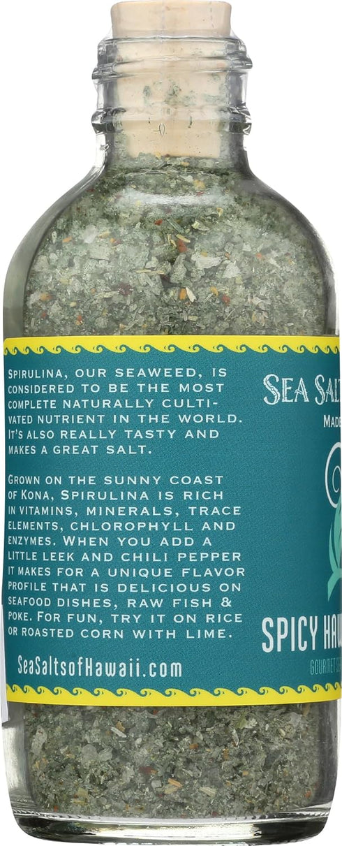 4oz. Sea Salts of Hawaii Spicy Hawaiian Seaweed Sea Salt, Made in Hawaii