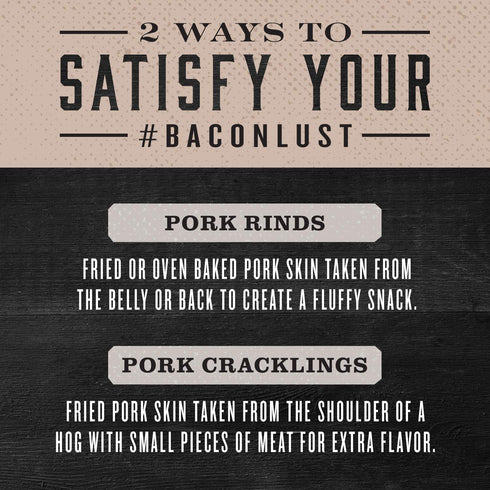 2.5 oz (Pack 2) Epic Maple Bacon Pork Cracklings, Keto Friendly, Paleo Friendly
