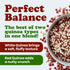 3 Food to Live Organic Raw White and Red Quinoa Blend, Pounds Whole, Nutritious, High in Protein and Fiber, Perfect
