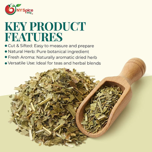 8 NY Spice Shop Feverfew Cut Sifted - Ounce Culinary Herb Ingredient - Tanacetum Parthenium Leaf - Traditional Cooking