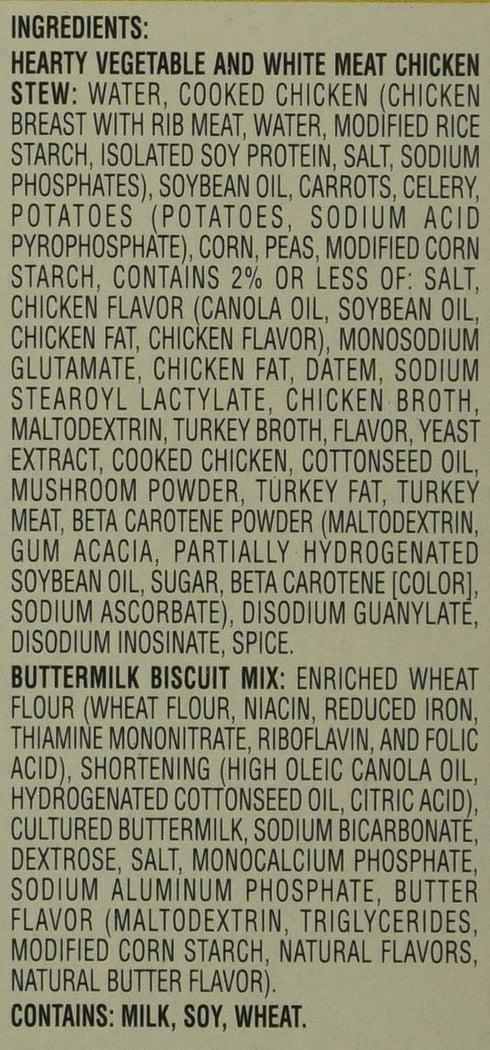 Banquet 28.10oz (Pack 3) , Homestyle Bakes, Creamy Chicken & Biscuits, Box