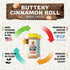 Flavor God Buttery Cinnamon Roll Seasoning Topper Mix, Natural Healthy Blend for Chocolate Donuts, Coffee, Oatmeal,