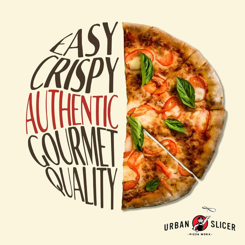 13.4 oz. 2 Urban Slicer Pizza Worx, Make-At-Home Pizza Dough Mix, Neapolitan-Style, Classic Artisan Crust, Bag, Makes
