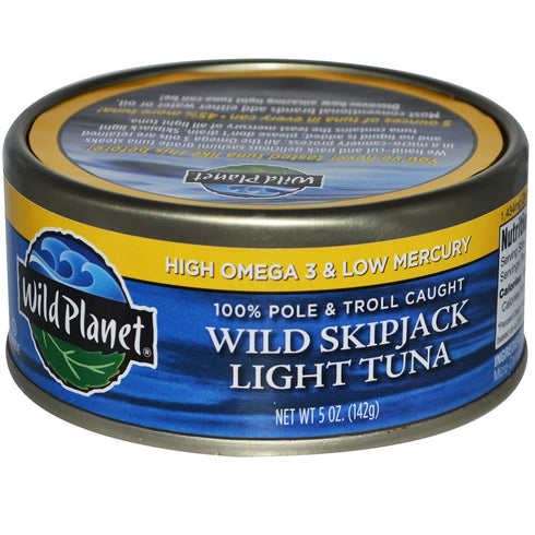 Wild Planet, Wild Skipjack Light Tuna, 5 oz (142 g) - 2PC