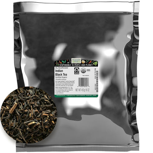 Frontier Bulk Indian Black CO2 Decaf., Organic, Fair Trade Certified, 16 Ounce