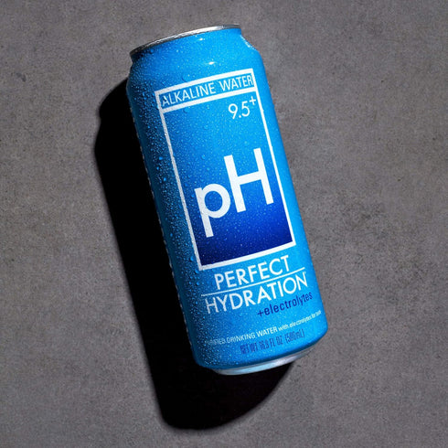 9.5+ 9x 16.9 oz Pack 24 Perfect Hydration ph Alkaline Water, Purified, Electrolyte Minerals for Taste, Made in the USA