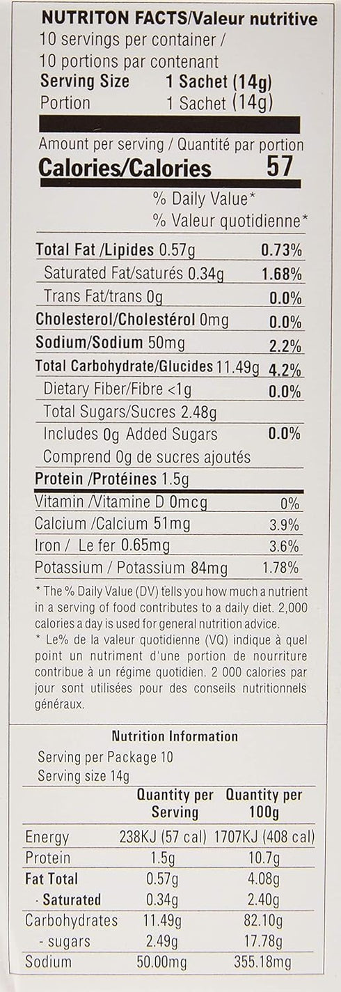 Wagh Bakri Instant Ginger Tea, Unsweetened, 140g, 10 Sachets (4.94 Oz)