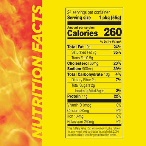 6g Pack, 1.94 oz. (24 Count) Slim Jim Smoked Meat Sticks, Original Flavor, Protein Per Stick, Twin