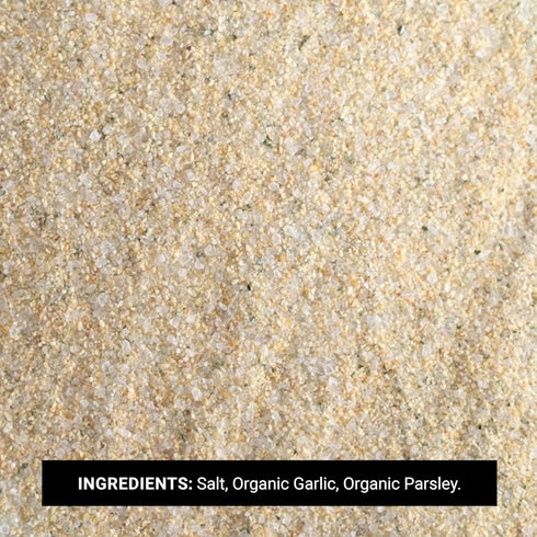 1lb Frontier Co-op Organic Garlic Salt with Parsley, Bulk Bag - Coarse Grind, Natural Garlic Salt Seasoning for Meat