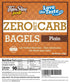 2 Pack (6 Pack) ThinSlim Foods Keto Bagels | Keto Bread Alternative | Low Carb Plain, Zero Net Carb Bagels Per