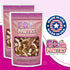 2 Pack 2.5oz 2 Freeze Dried Icecream Neapolitan Candy - Crunchy & Sweet Strawberry, Chocolate and Vanilla Icecream