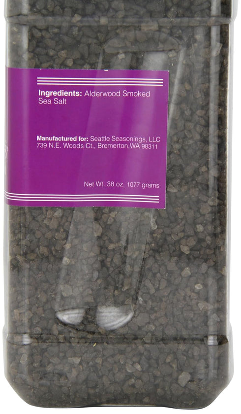 Two Snooty Chefs 38-Ounce Quart Size Aldersmoked Sea Salt Coarse